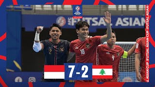 #ACFutsal2022 - Group C | Indonesia 7 - 2 Lebanon