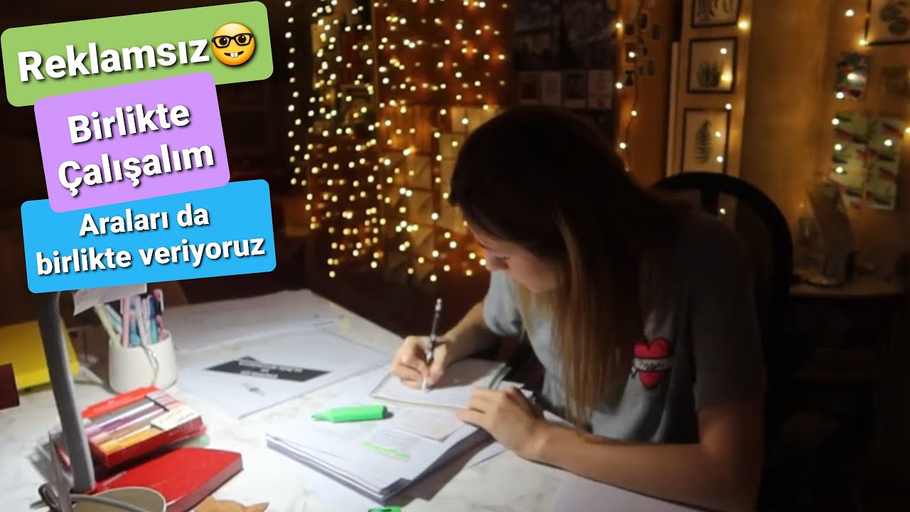 (REKLAMSIZ) Birlikte Ders Çalışalım - ARALARI DA BİRLİKTE VERİYORUZ 📚🤓