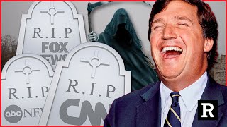 Tucker Carlson just KILLED cable news and they are PI*SED | Redacted with Clayton Morris