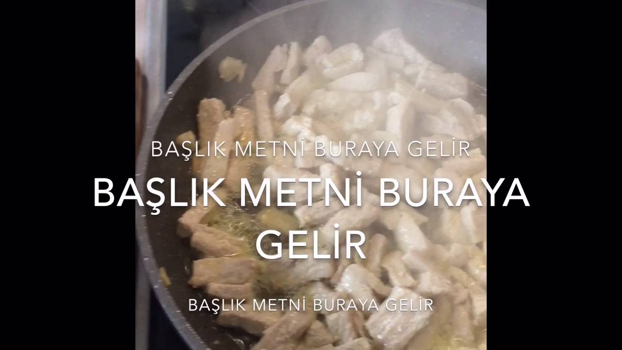 Sebzeli Hindi Yemeği Sebzeli Hindi Yemeği