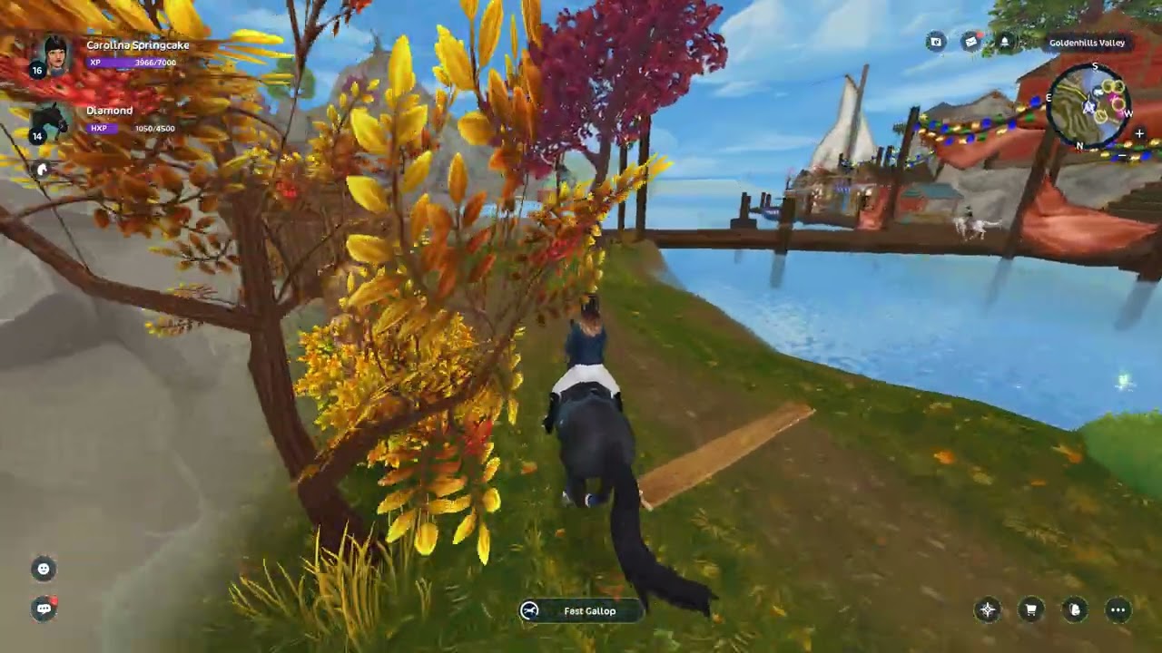 nová oblast, nové koně koupila jsem si nějakého?