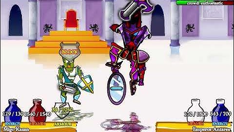 The final battle against Emperor Antares