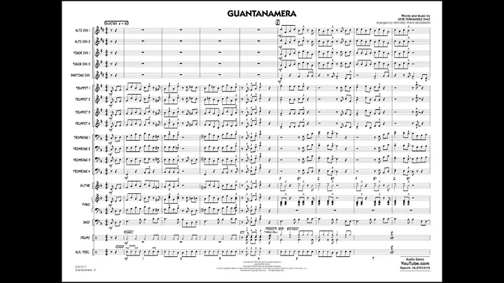 Guantanamera by Jos Fernndez Diaz/arr. Michael Phi...