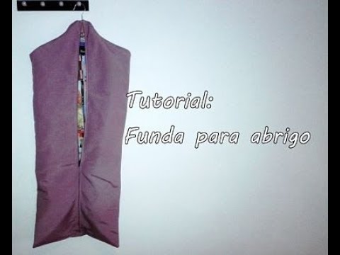 Pedicab Familiarizarse probabilidad Tutorial: funda de tela para abrigo. - YouTube