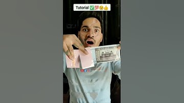 note paper magic tricks | Tutorial 💯 | parda hata do song | #shorts #short #viral #parda #song