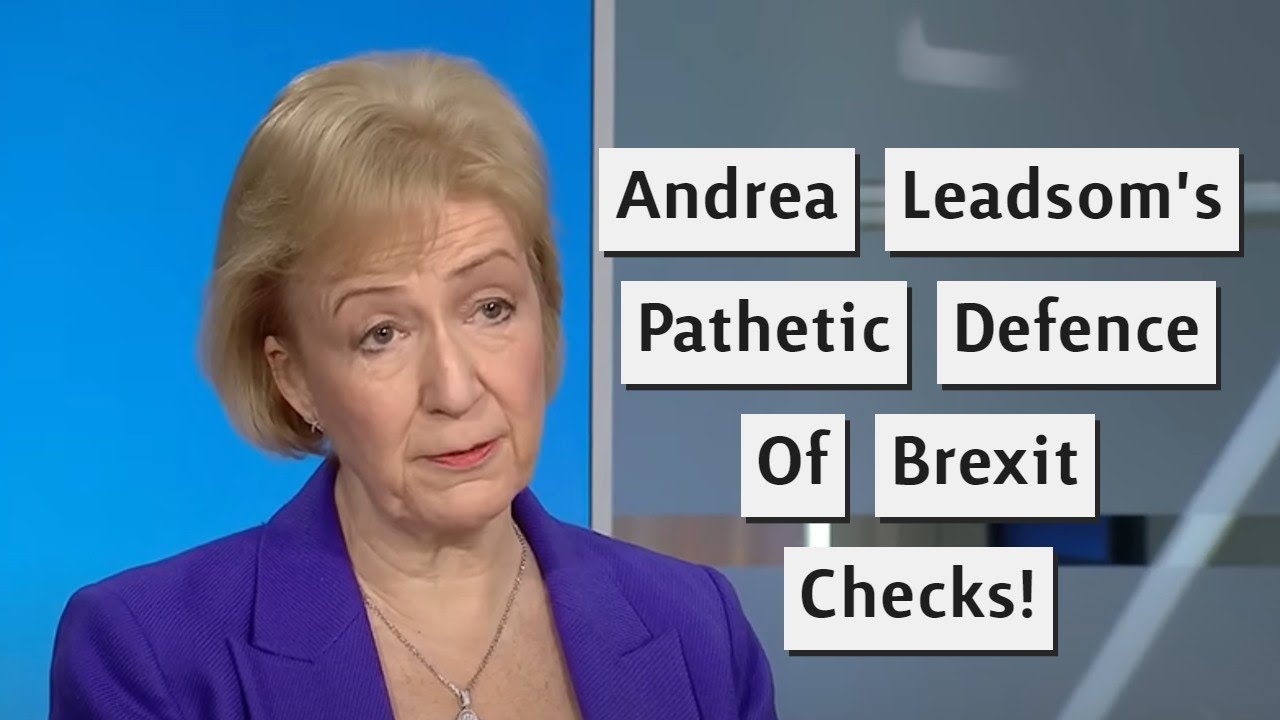 Brexiteer Andrea Leadsom Tries To Defend New Brexit Checks!