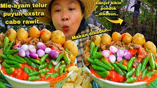 Day 1 Bikin Pondok mie Ayam Telur Puyuh Exstra Cabe Rawit Dan Bawang Merah 