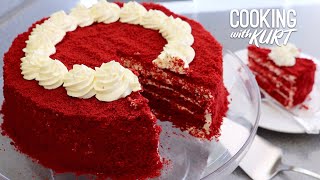 Red Ribbon-Inspired Red Velvet Overload Cake From Scratch | Cooking with Kurt