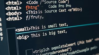 html small and big tag screenshot 5