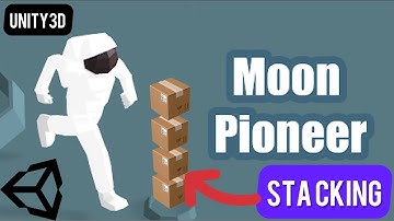 Moon pioneer like stacking mechanic in unity3d