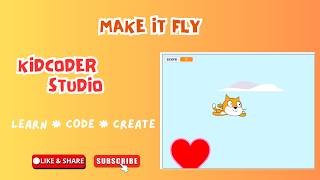 Make It Fly in Scratch | Easy Scratch Game for Beginners | KidCoder Studio