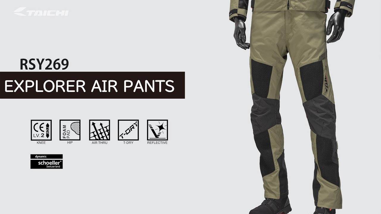 TAICHI】RSY269 EXPLORER AIR PANTS - YouTube
