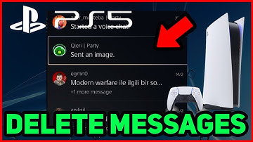 PS5 HOW TO DELETE MESSAGES EASY NEW!