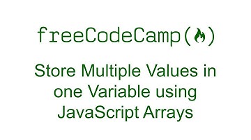 Store Multiple Values in one Variable using JavaScript Arrays - Free Code Camp