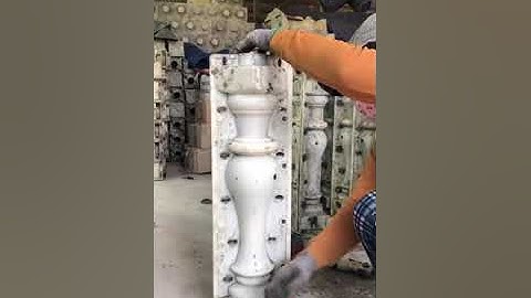 Cách đổ con tiện,lục bình bê tông ly tâm đẹp