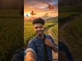तितलियों के बीच मिला असली सुकून 🦋🌾 ai video #youtubeshorts #viral