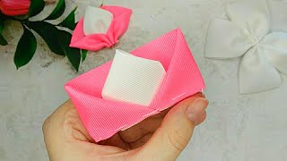 Adorable and Delicate Hair Bow - How to make Bows for Hair - How to make hair bows out of ribbon