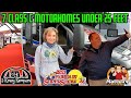 7 Class C motorhomes under 25 ft | Finding a Class C for Grandma | 2021 Florida RV SuperShow