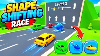 Shape Shifting Funny Race Gameplay | New Hyper Casual Game ! Marathon3 new  screenshot 4
