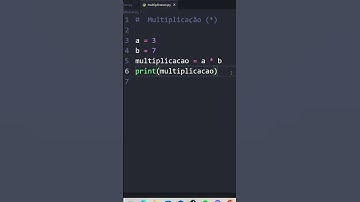 Multiplicação em Python  #programação #python #pythonprogramming #programming