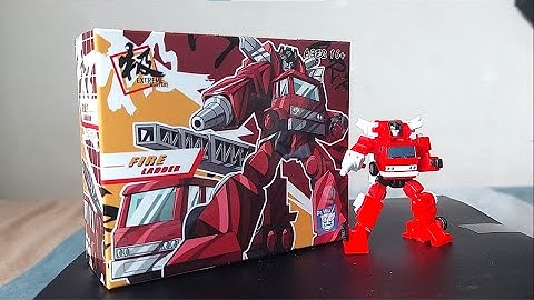 Dr Dr. Wu G1 Inferno DW-E24 Fire Ladder Transformers