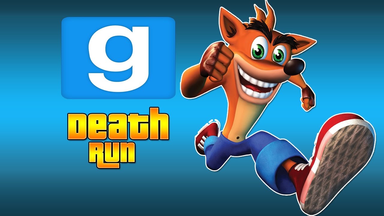 Garrys Mod - Deathrun Funny Moments Crash Bandicoot - YouTube