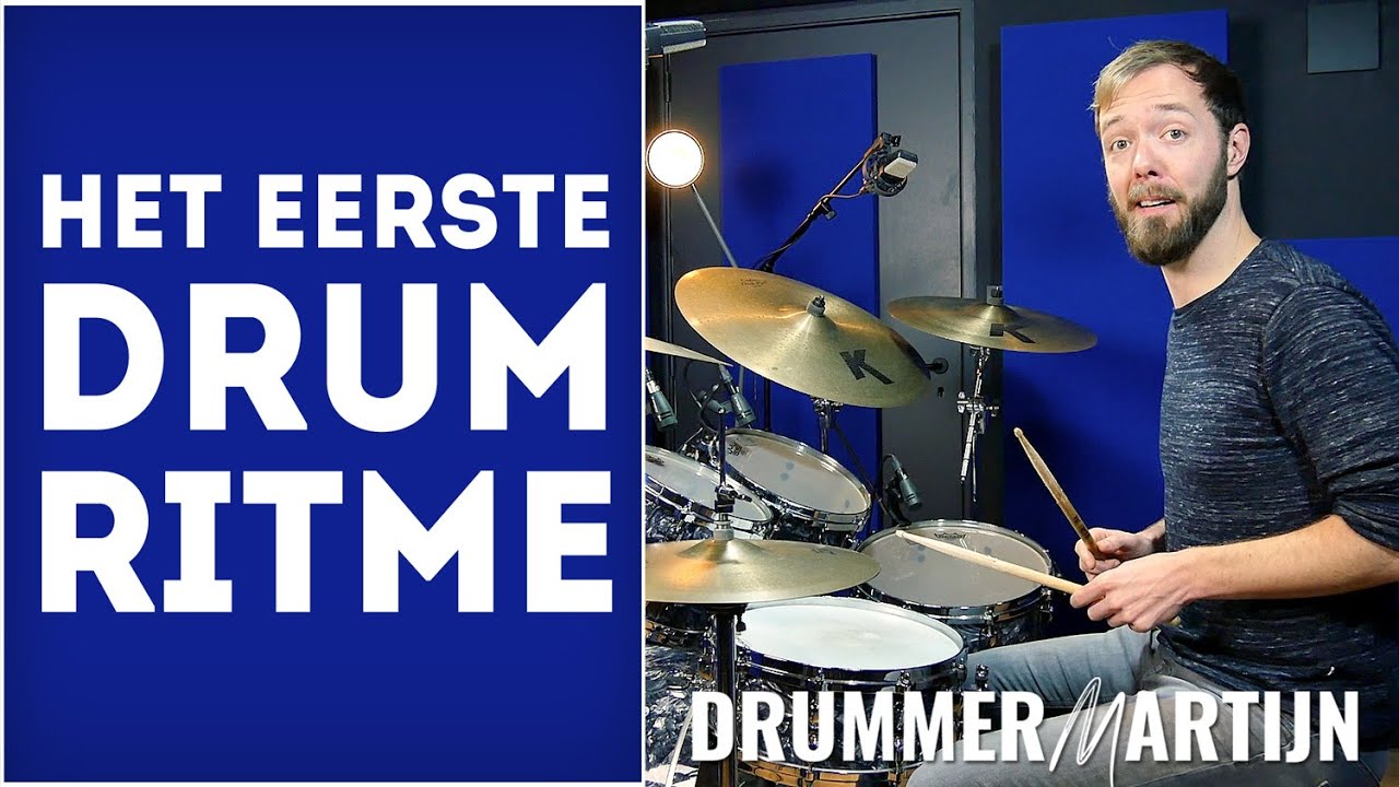Leer Je Eerste Drum Ritme Spelen! // Drumles voor Beginners van