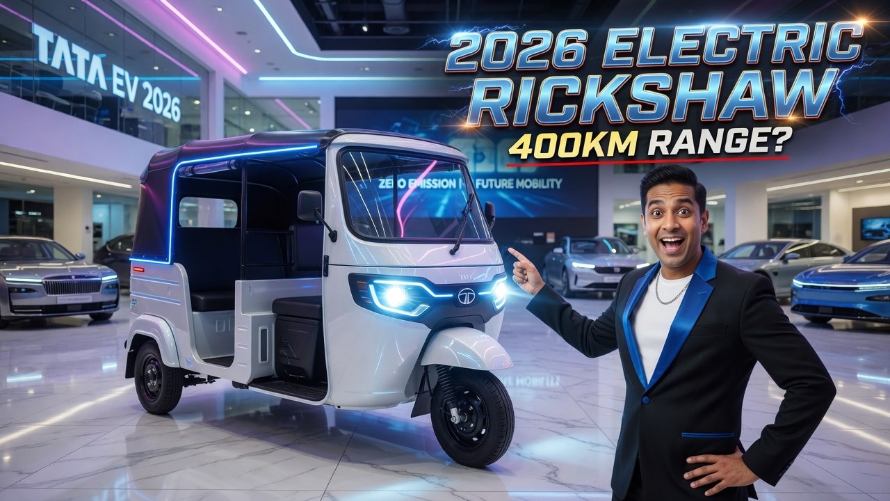 Tata Magic Rickshaw Tata Electric Rickshaw 2026: 400KM Range Reality or Big Hype? पूरा सच ...