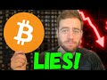 BITCOIN   ITS FALLING AND THEY ARE LYING TO YOU