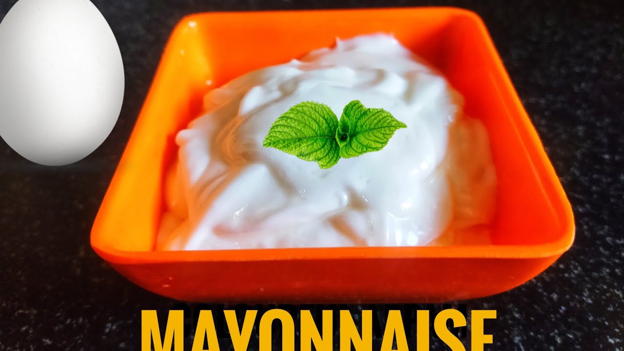 Mayonnaise Easy Way Of Making Mayonnaise Egg Mayonnaise YouTube