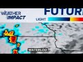 Weather Impact Alert update for Monday morning