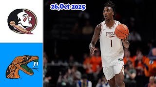 Florida State Vs Florida A&M Full Game College Basketball 2025 Ncaa Basketball 2025