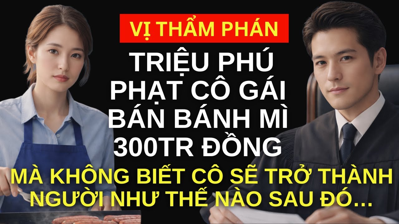 VỊ THẨM PHÁN Triệu Phú PHẠT CÔ GÁI Bán Bánh Mì 300Tr đồng Mà Không Hề Hay Biết CÔ SẼ TRỞ THÀNH ...