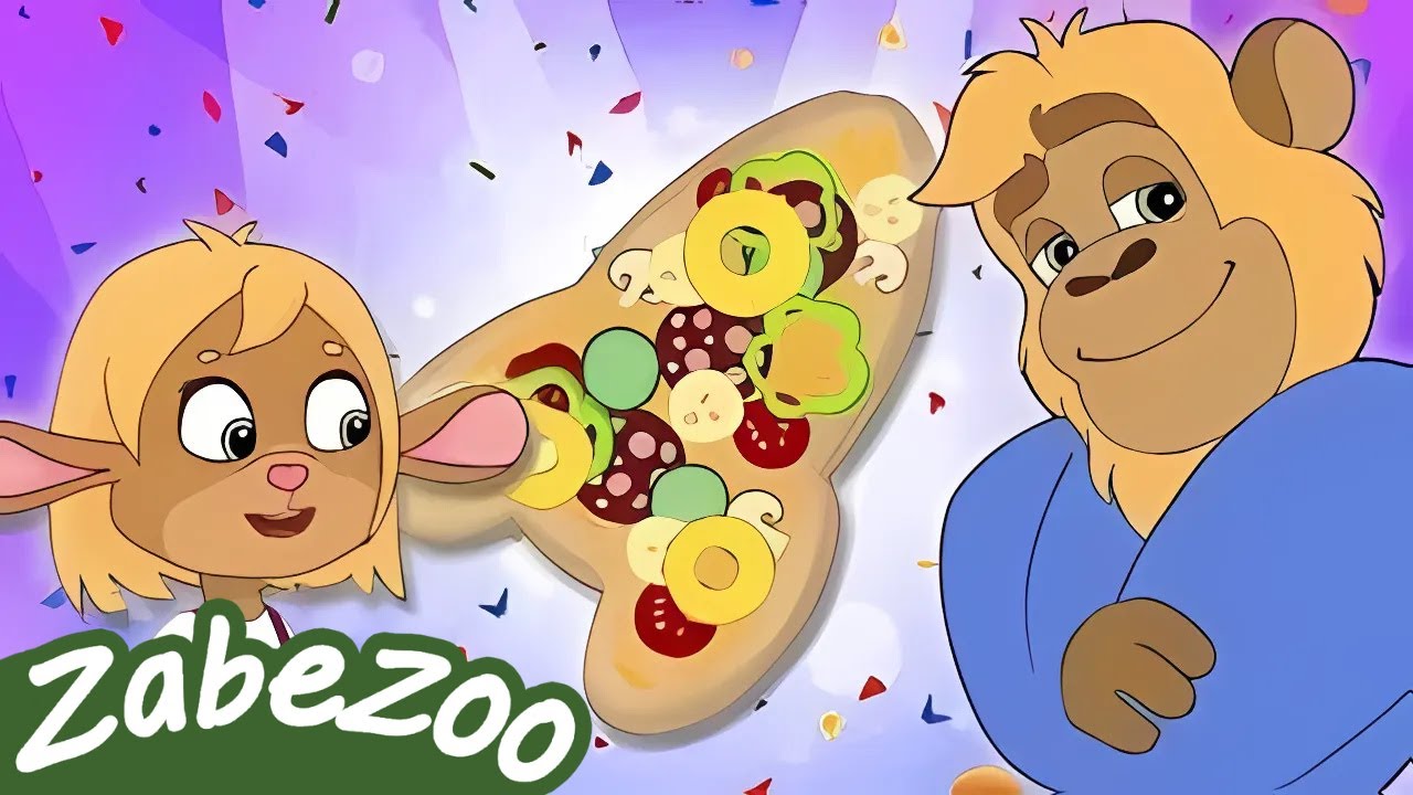ZABEZOO | Episode 12 | Cosmic Pizza Adventure 🍕: Fun Learning with Zabezoo