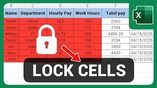 How to Lock Cells in Excel (FAST&amp;EASY)