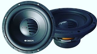 Orion XTR12 4D 12" Subwoofer Unboxing