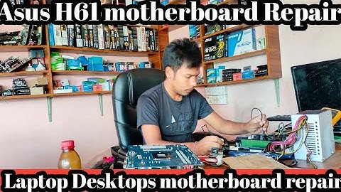 Asus H61 Motherboard No Display Problem || Asus H61 Motherboard Repair ||