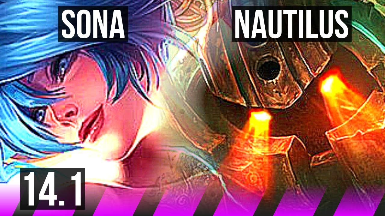 SONA & Xayah vs NAUTILUS & Samira (SUP) 2/1/21, Rank 15 Sona NA