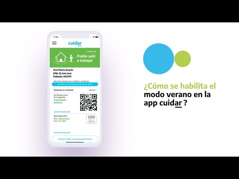 ¿Cómo veo el Certificado Verano en la app Cuidar?