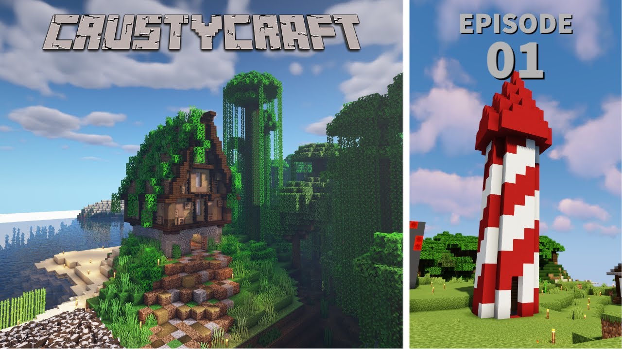 A Brand New Survival Server! - CrustyCraft Server #1