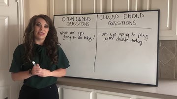 ELAR  Open Ended vs Closed Ended Questions