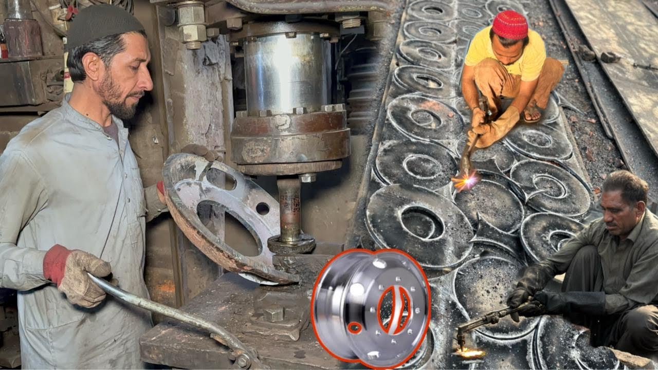 Manufacturing Process of Heavy Duty Truck Rim Plate Production