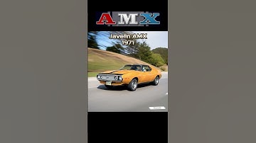 AMC AMX Evolution (1968‑1979)