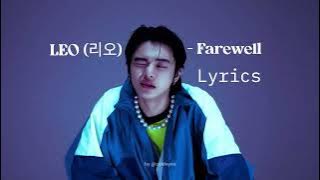 LEO - Farewell lyrics [Han|Rom|Eng]