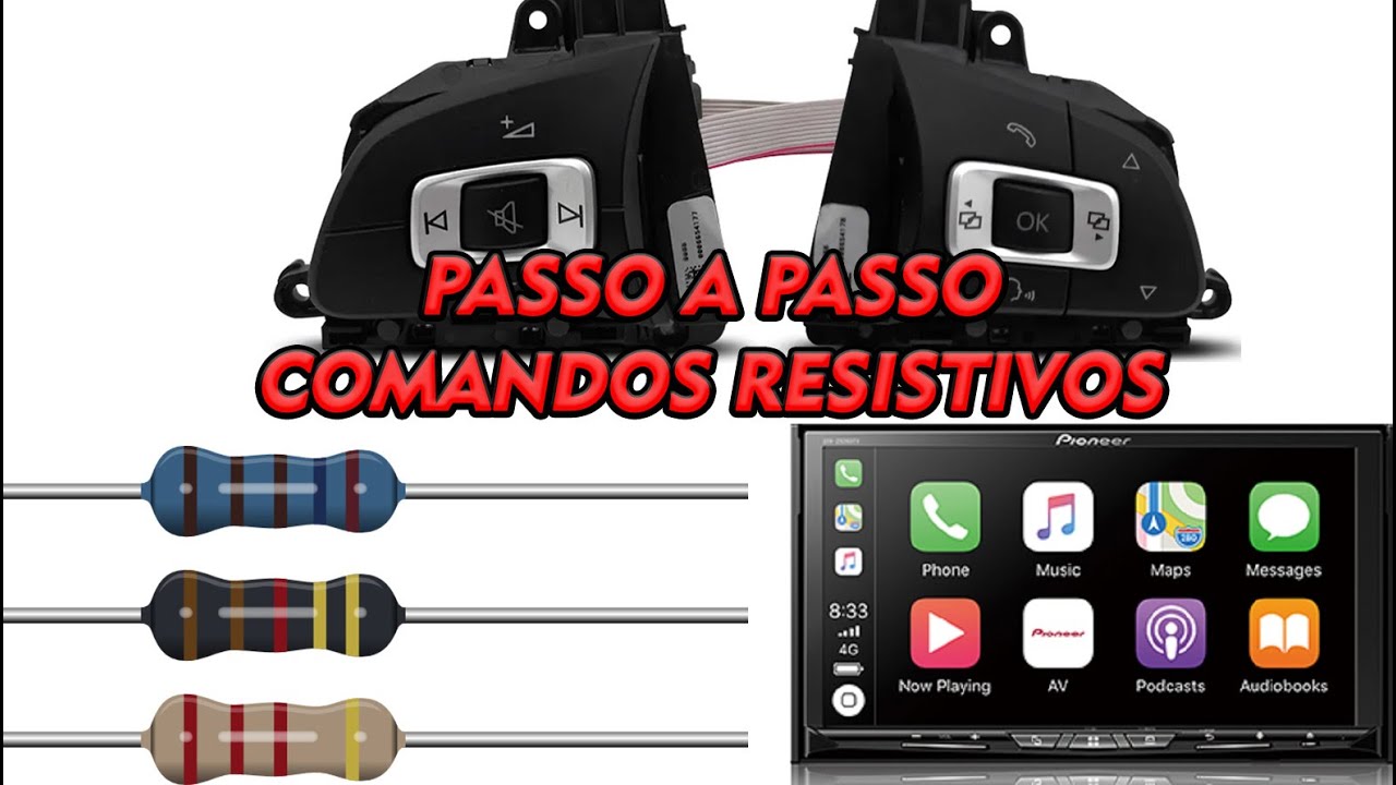 PASSO A PASSO COMANDO DE SOM RESISTIVO - VW JETTA - GOLF - FOX - GOLF