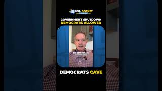 GOVERNMENT SHUTDOWN DEMOCRATS ALLOWED
