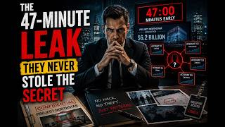 THE 47-MINUTE LEAK Someone Knew Before the Market Did