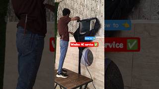 How to service window AC At Home 🏡 || how to clean Window ac Filter || @NihalTachnician