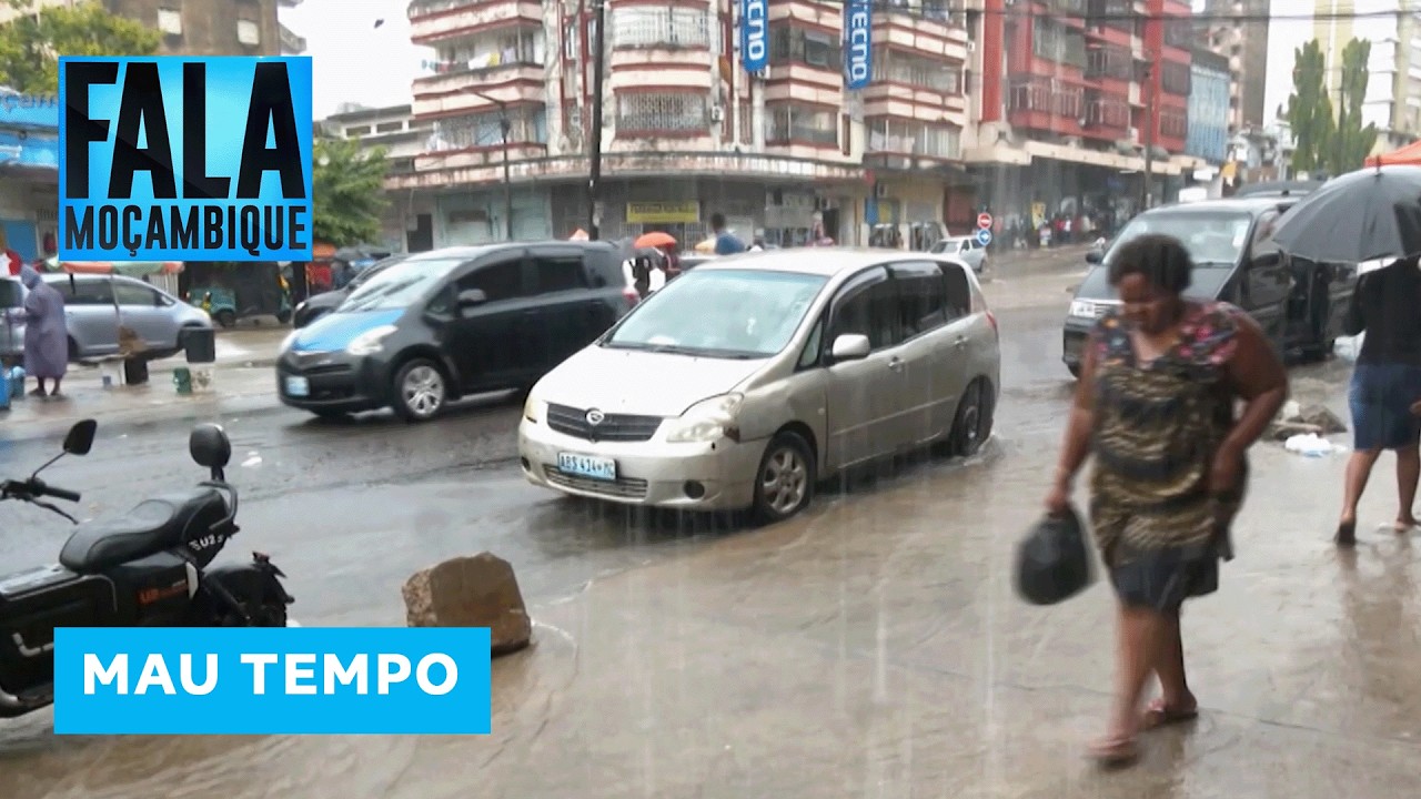 INAM emite aviso de chuvas fortes e trovoadas para o centro e sul do país