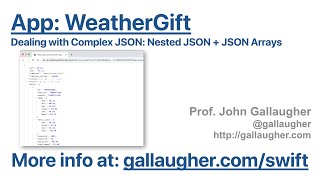 Famous Ch. 6.14 Dealing with Complex JSON - Nested JSON and JSON Arrays (OpenWeather updated) Profile